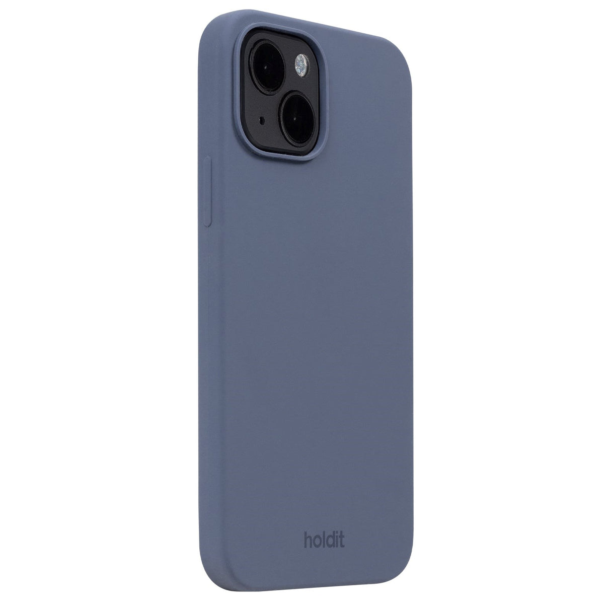 Holdit iPhone 15 Soft Touch Silikone Mobil Cover - Pacific Blue