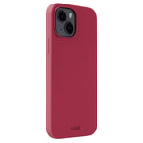 Holdit iPhone 15 Soft Touch Silikone Mobil Cover - Red Velvet