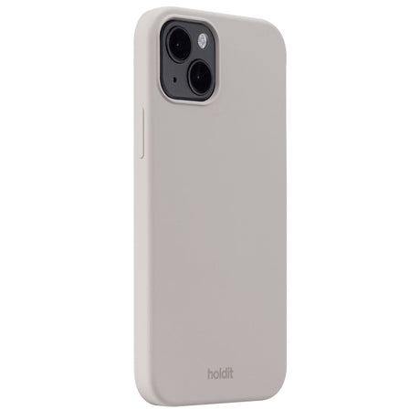 Holdit iPhone 15 Plus Soft Touch Silikone Mobil Cover - Taupe