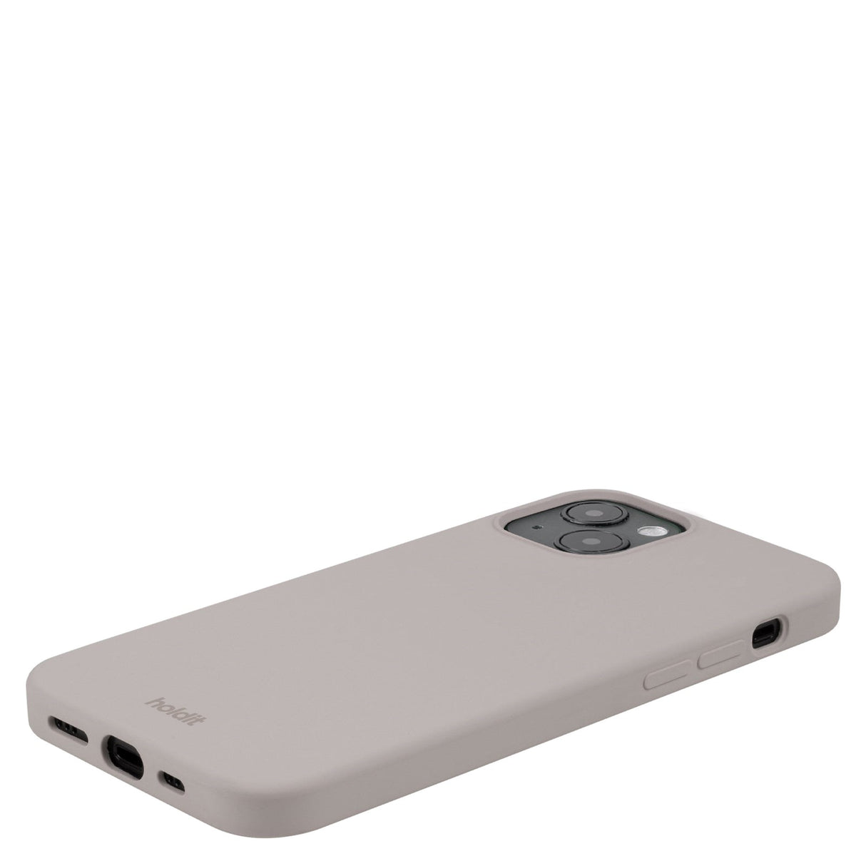 Holdit iPhone 15 Plus Soft Touch Silikone Mobil Cover - Taupe