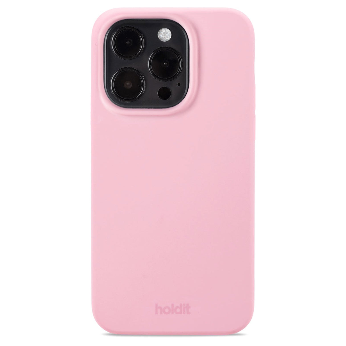 Holdit iPhone 15 Pro Soft Touch Silikone Mobil Cover - Pink