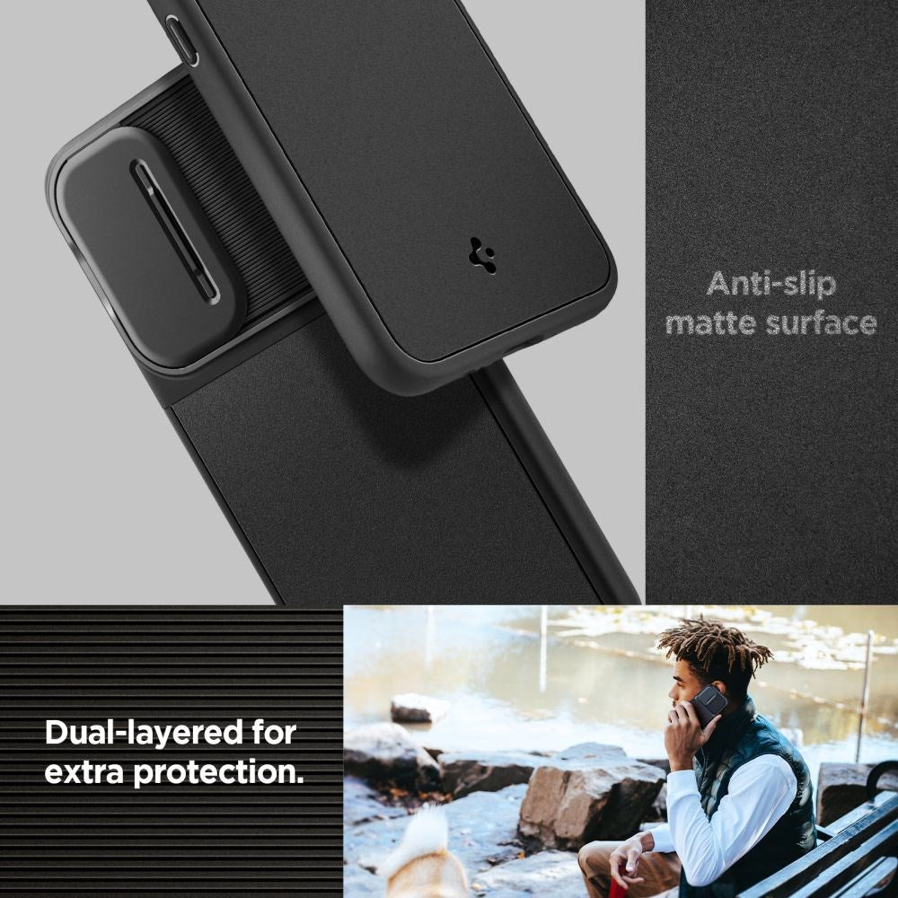 Spigen Samsung Galaxy A54 (5G) Optik Armor Bagside Cover - Sort