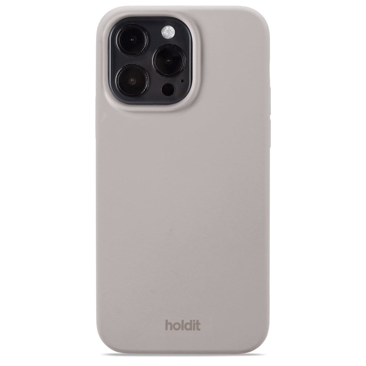 Holdit iPhone 15 Pro Max Soft Touch Silikone Mobil Cover - Taupe