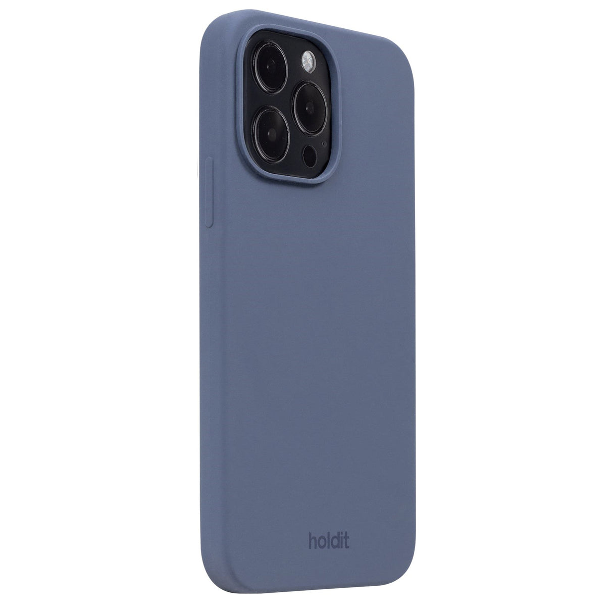 Holdit iPhone 15 Pro Max Soft Touch Silikone Mobil Cover - Pacific Blue