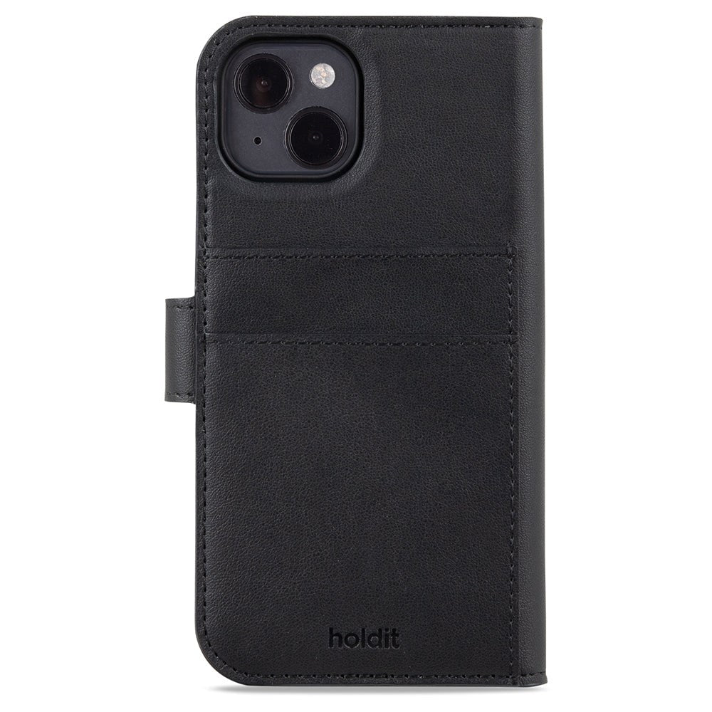 Holdit iPhone 15 Wallet Case Magnet Plus - Mobil Cover - Black