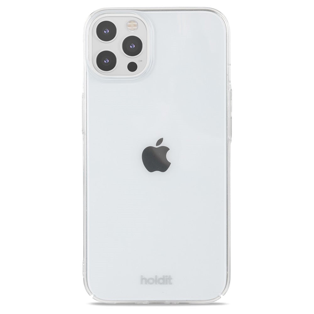 Holdit iPhone 12 / 12 Pro Slim Plastic Cover - Transparent