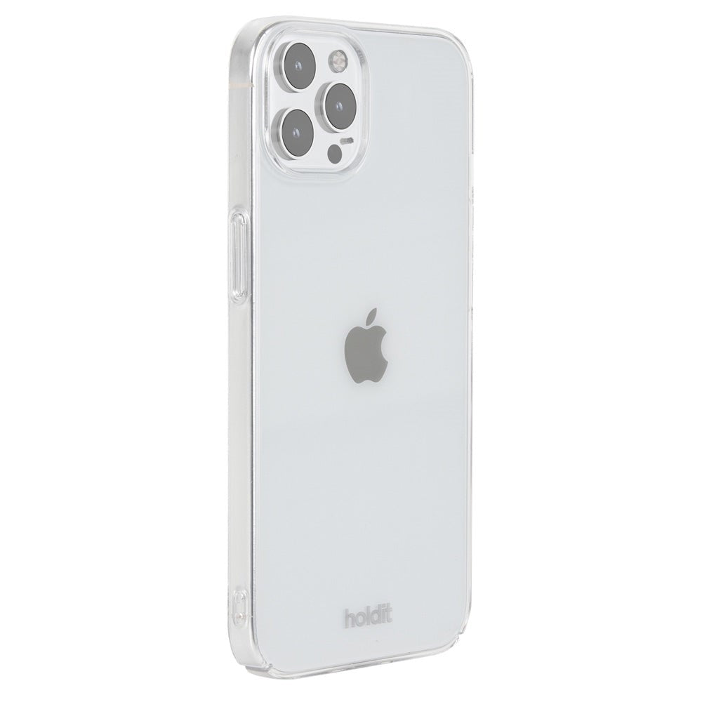 Holdit iPhone 12 / 12 Pro Slim Plastic Cover - Transparent