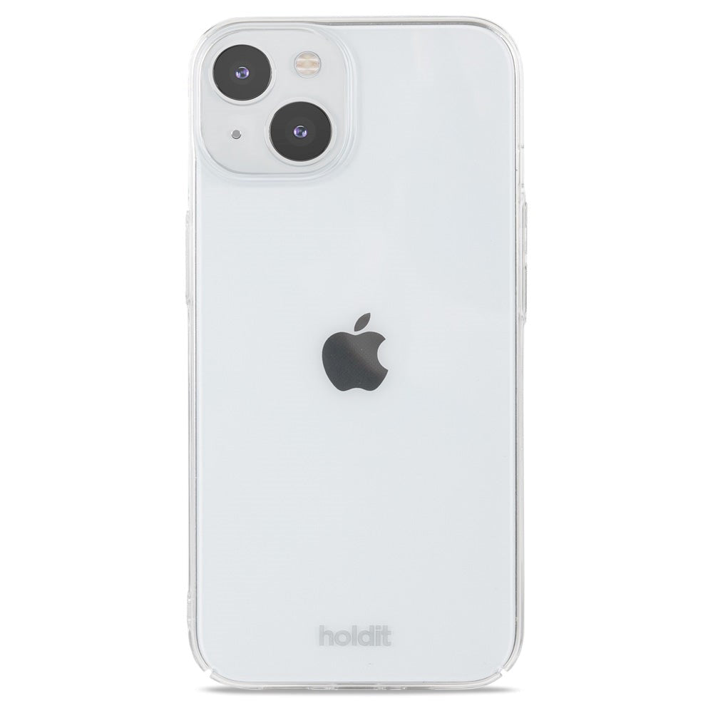 Holdit iPhone 15 Slim Plastic Cover - Transparent