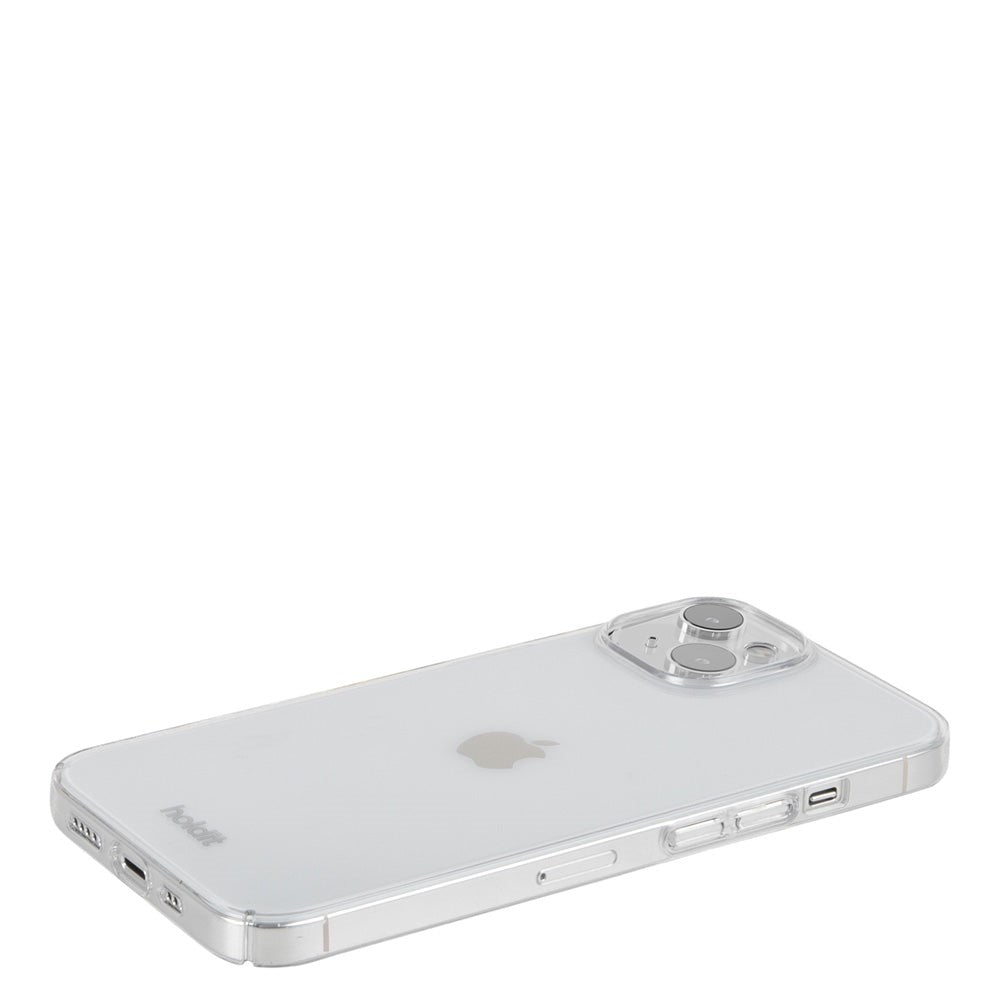 Holdit iPhone 15 Slim Plastic Cover - Transparent