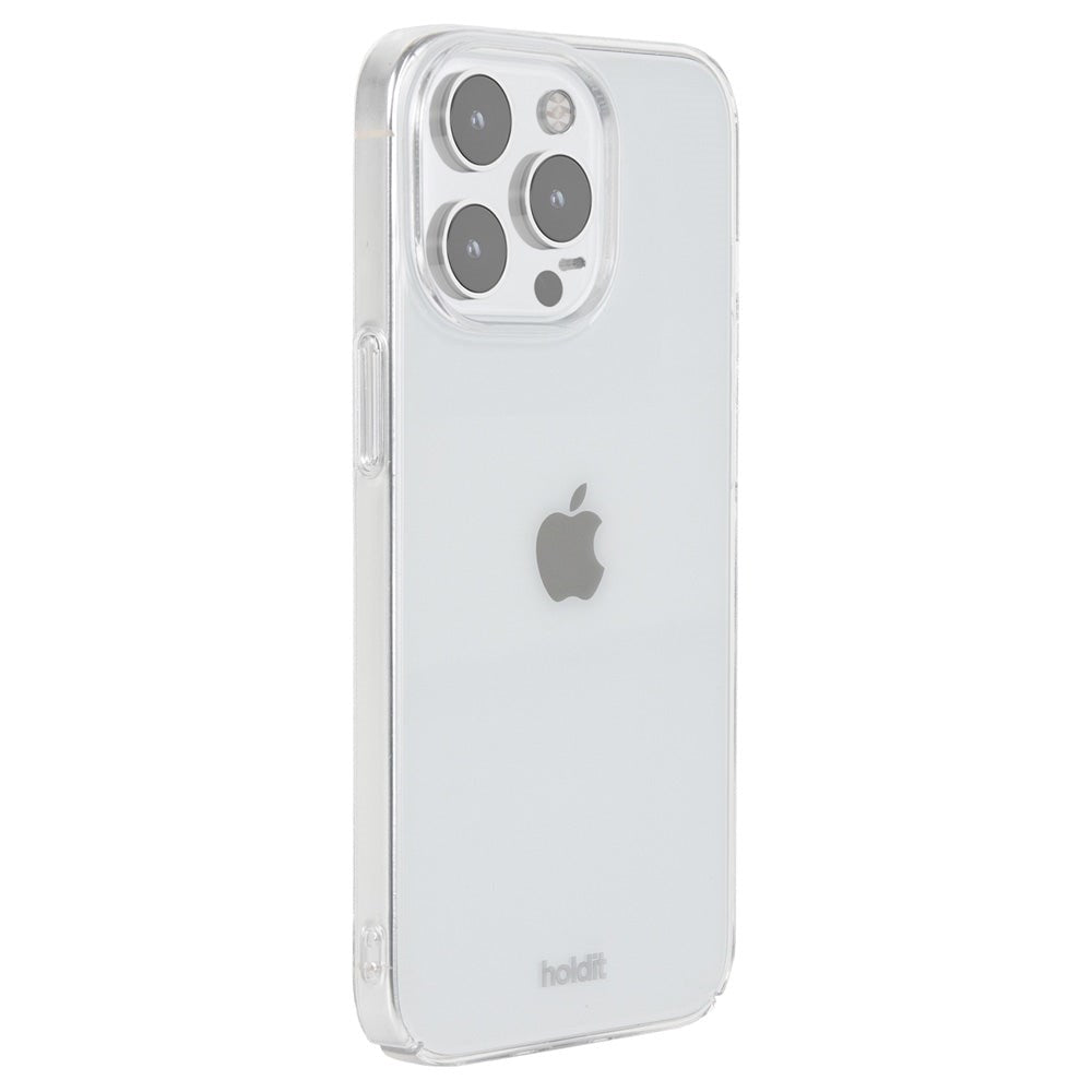 Holdit iPhone 15 Pro Max Slim Plastic Cover - Transparent