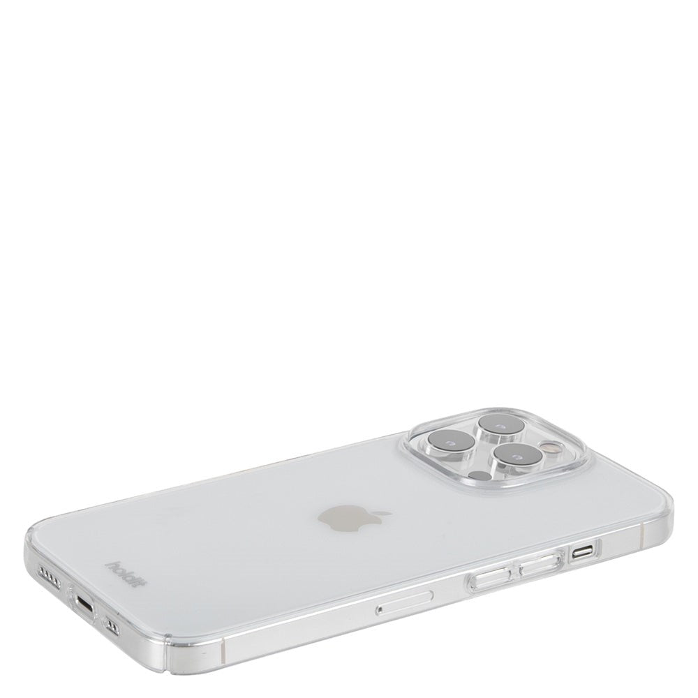 Holdit iPhone 15 Pro Max Slim Plastic Cover - Transparent