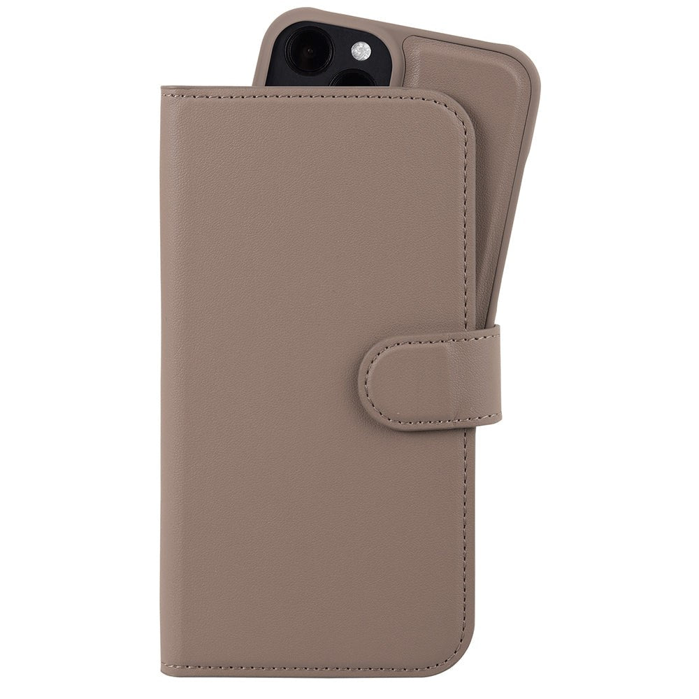 Holdit iPhone 12 / 12 Pro Wallet Case Magnet Plus - Mobil Cover - Mocha Brown