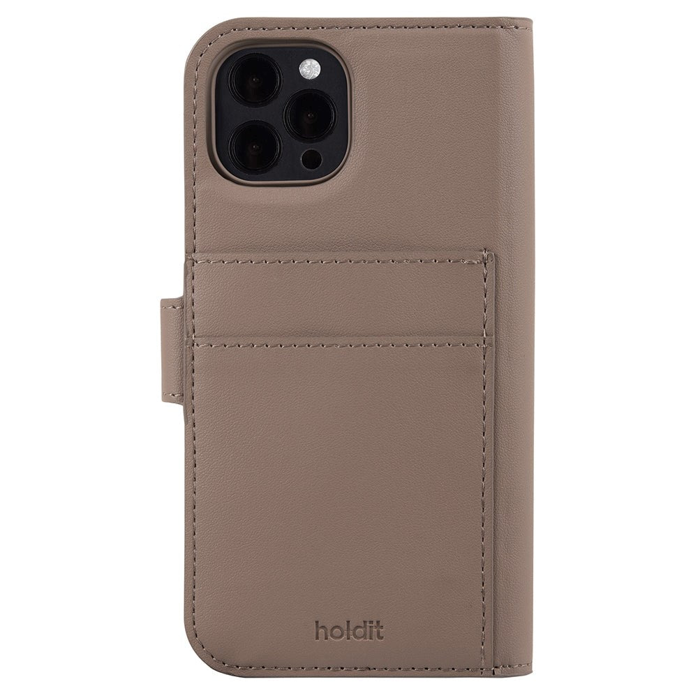 Holdit iPhone 12 / 12 Pro Wallet Case Magnet Plus - Mobil Cover - Mocha Brown