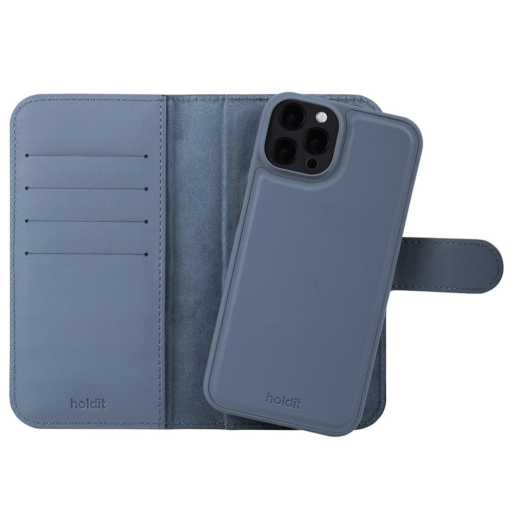 Holdit iPhone 12 / 12 Pro Wallet Case Magnet Plus - Mobil Cover - Pacific Blue