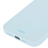 Holdit iPhone 15 Soft Touch Silikone Case - Mineral Blue