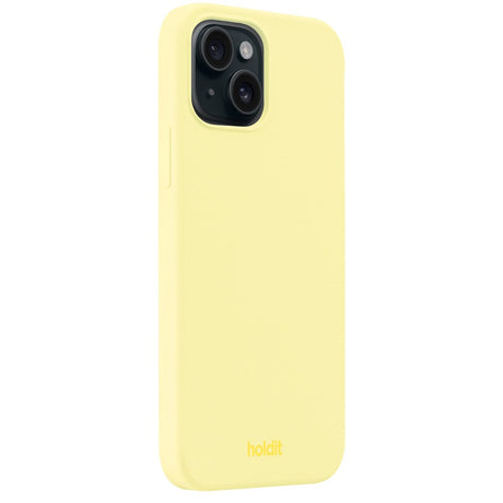 Holdit iPhone 15 Soft Touch Silikone Case - Lemonade