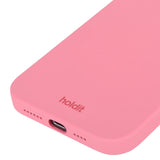 Holdit iPhone 15 Soft Touch Silikone Case - Rouge Pink