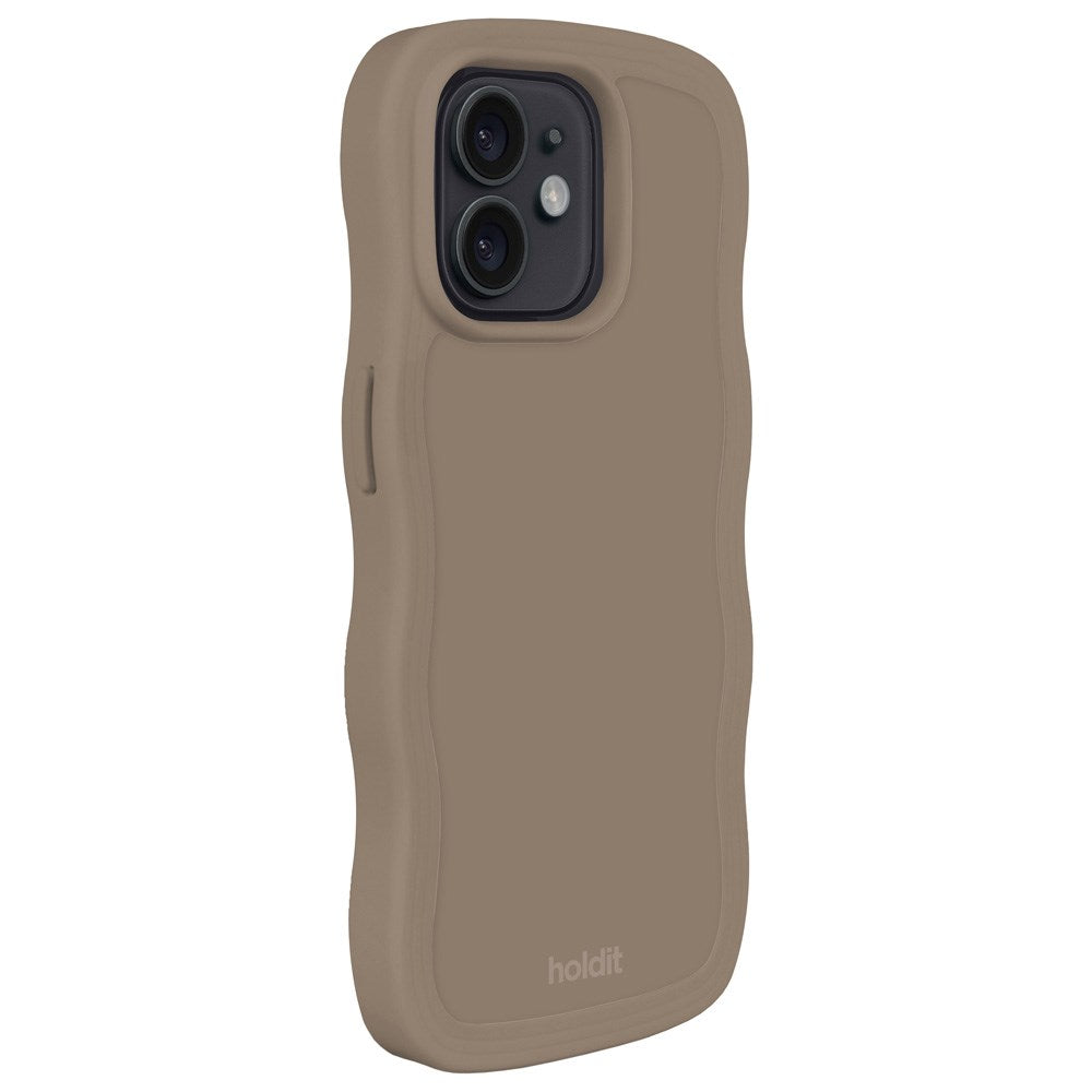 iPhone 12 / 12 Pro Holdit Wavy Case - Mocha Brown