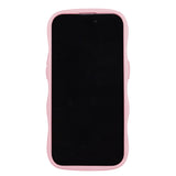 iPhone 15 Plus / 14 Plus Holdit Wavy Case - Pink / Transparent