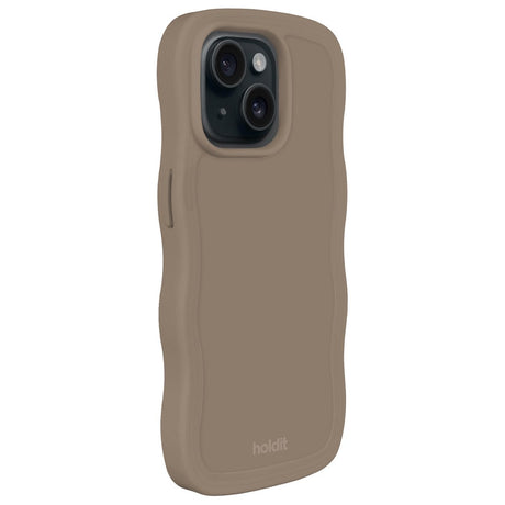 iPhone 15 Plus / 14 Plus Holdit Wavy Case - Mocha Brown