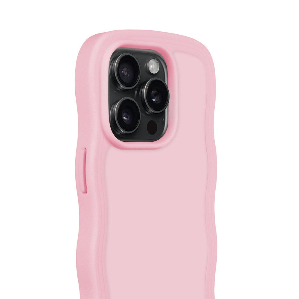 iPhone 15 Pro Holdit Wavy Case - Pink