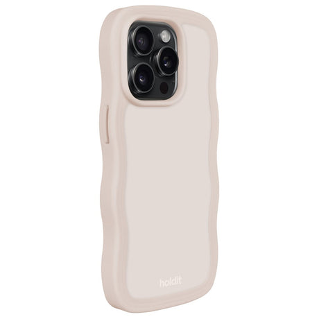 iPhone 15 Pro Max Holdit Wavy Case - Light Beige