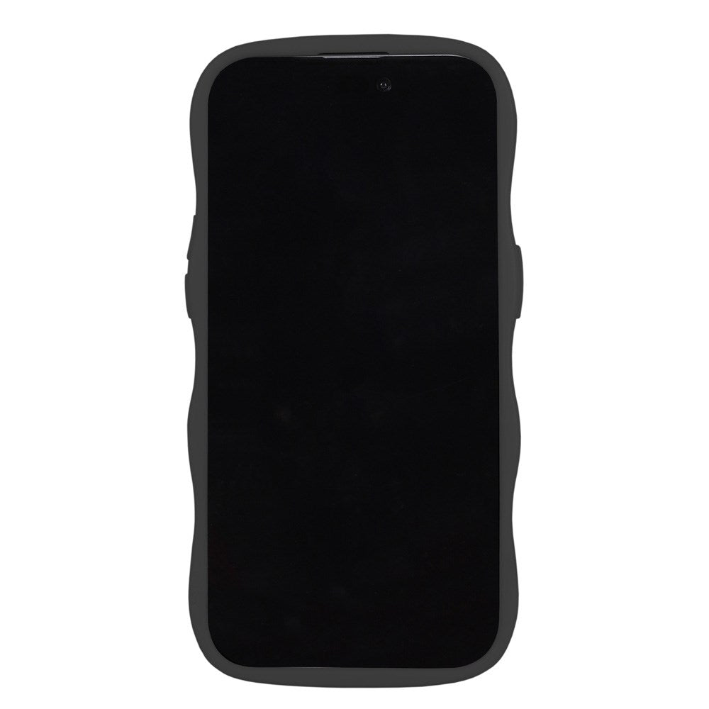iPhone 14 Pro Holdit Wavy Case - Black / Mirror