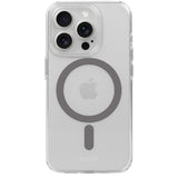 Holdit iPhone 15 Pro Max MagSafe Mobil Cover - Transparent / Space Grey