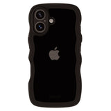 iPhone 16 Plus Holdit Wavy Case - Sort / Transparent