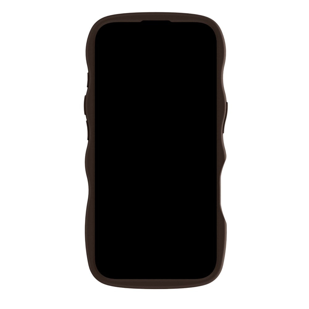 iPhone 14 Pro Max Holdit Wavy Case - Chocolate / Mirror