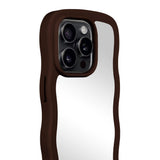 iPhone 15 Pro Max Holdit Wavy Case - Chocolate / Mirror