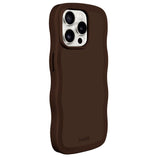 iPhone 14 Pro Max Holdit Wavy Case - Chocolate