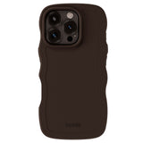 iPhone 16 Pro Max Holdit Wavy Case - Chocolate