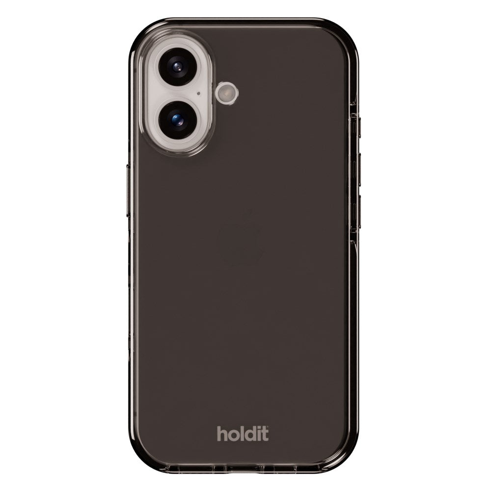 Holdit iPhone 16 Seethru Mobil Cover - Black