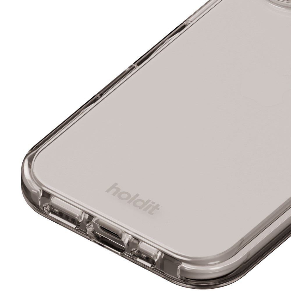 Holdit iPhone 16 Seethru Mobil Cover - White