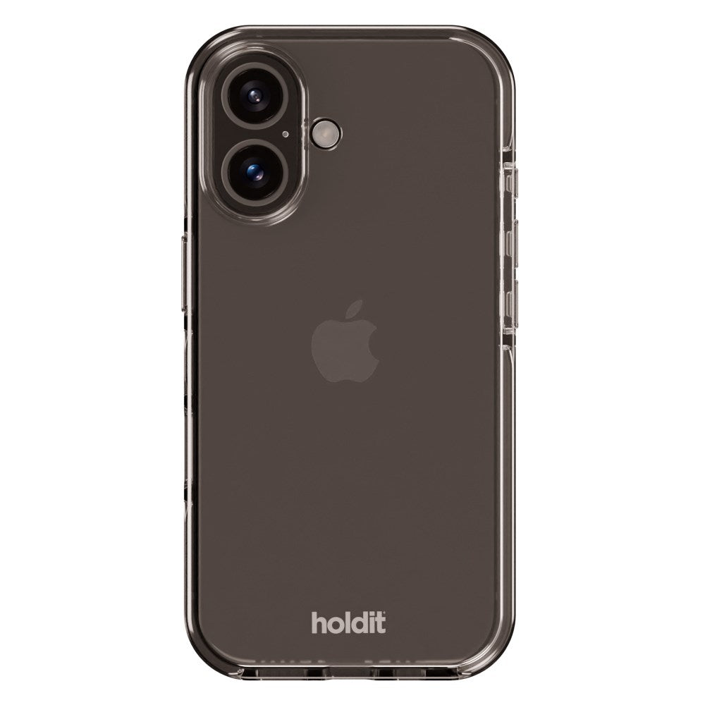 Holdit iPhone 16 Plus Seethru Mobil Cover - White
