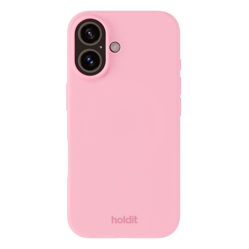 Holdit iPhone 16 Soft Touch Silikone Mobil Cover - Pink