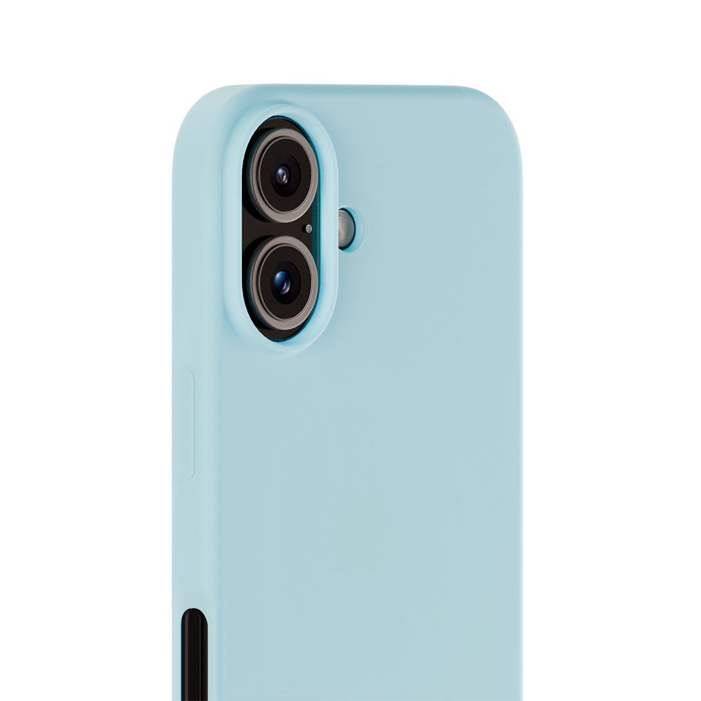 Holdit iPhone 16 Soft Touch Silikone Mobil Cover - Mineral Blue