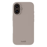 Holdit iPhone 16 Plus Soft Touch Silikone Mobil Cover - Taupe