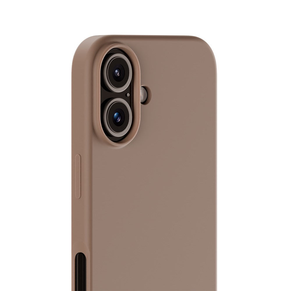 Holdit iPhone 16 Plus Soft Touch Silikone Mobil Cover - Mocha Brown