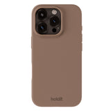 Holdit iPhone 16 Pro Soft Touch Silikone Mobil Cover - Mocha Brown