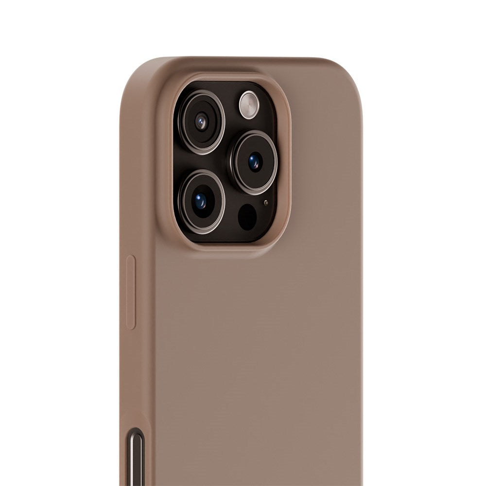 Holdit iPhone 16 Pro Soft Touch Silikone Mobil Cover - Mocha Brown