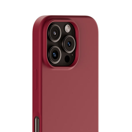 Holdit iPhone 16 Pro Soft Touch Silikone Mobil Cover - Red Velvet