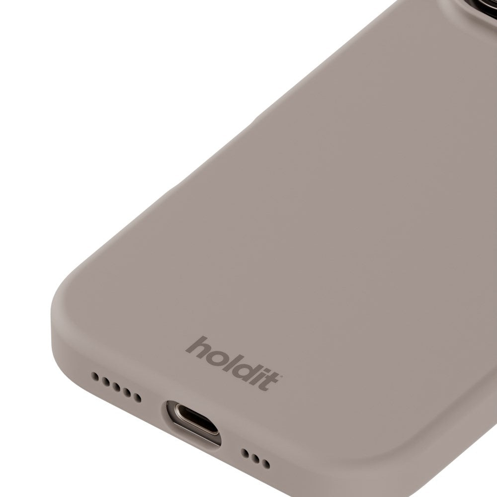 Holdit iPhone 16 Pro Max Soft Touch Silikone Mobil Cover - Taupe