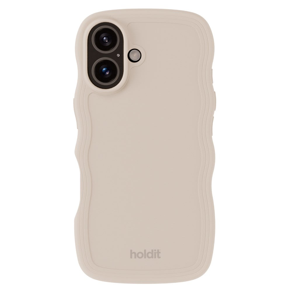 iPhone 16 Holdit Wavy Case - Beige