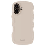 iPhone 16 Plus Holdit Wavy Case - Beige