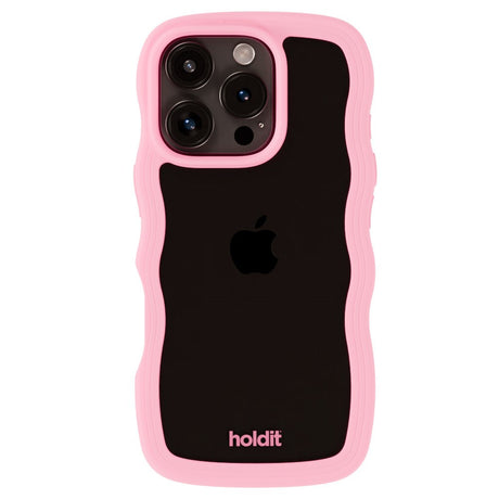 iPhone 16 Pro Max Holdit Wavy Case - Pink / Transparent