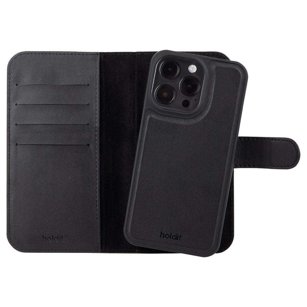 Holdit iPhone 16 Pro Max Wallet Case Magnet Plus - Mobil Cover - Black