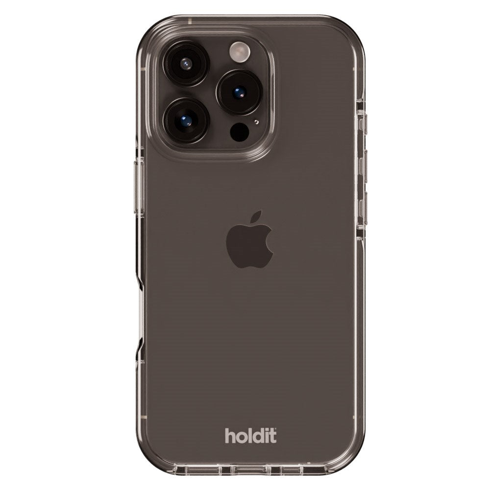 Holdit iPhone 16 Pro Seethru Mobil Cover - White