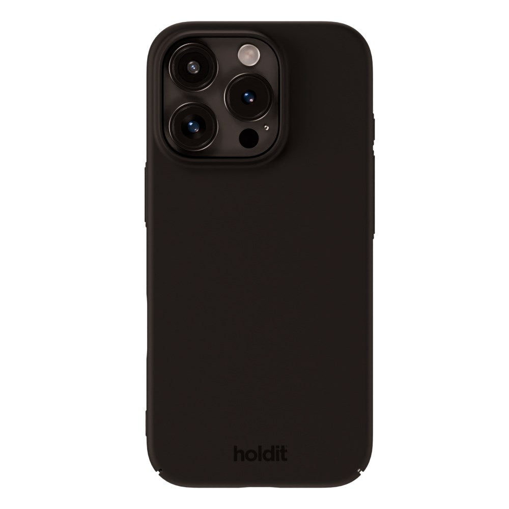 Holdit iPhone 16 Pro Slim Plastic Cover - Black